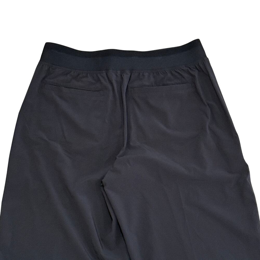 Athleta Brooklyn Heights High Rise Wide Leg Trousers Pants 8 Black Office 58449 - Picture 10 of 13